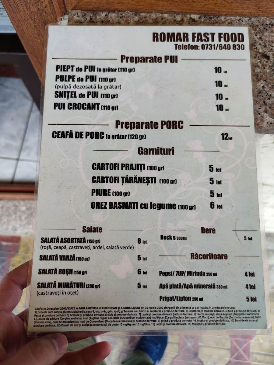 Menu Romar Fast Food-2
